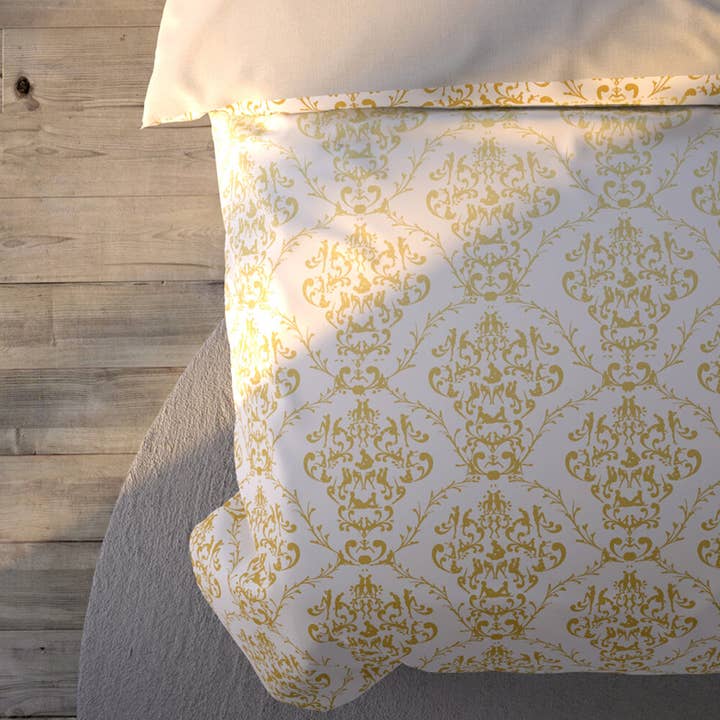 Ama Kama Duvet Cover- King - Golden Gradient for wholesale by AMA LIVING