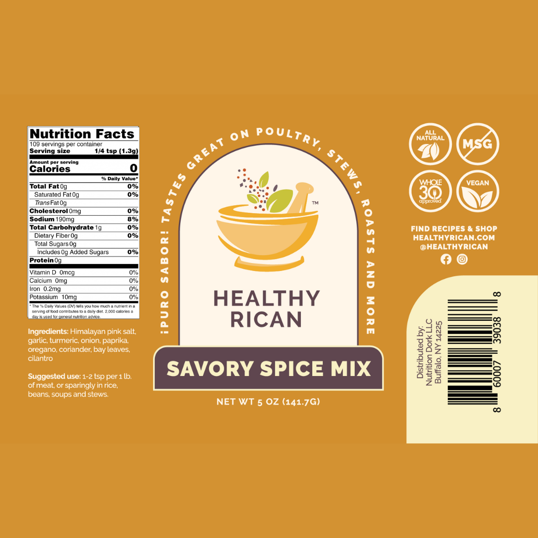 Healthy Rican - Wholesale Dried Spice Mix - Healthy Rican Chicken Spice Mix3