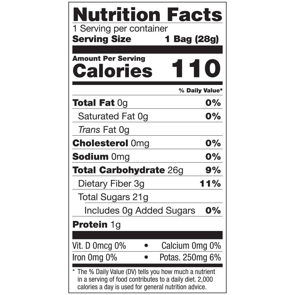 Brothers All Natural - Wholesale Dried/Dehydrated Fruit - Freeze-Dried Mango Fruit Crisps 1 oz.2