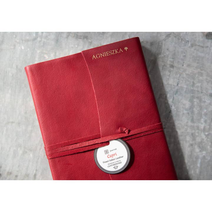 Creatico – Großhandel Tagebuch – Leatherkind Capri Notizbuch, A4, nachfüllbar, Geschenkset mit Stift47