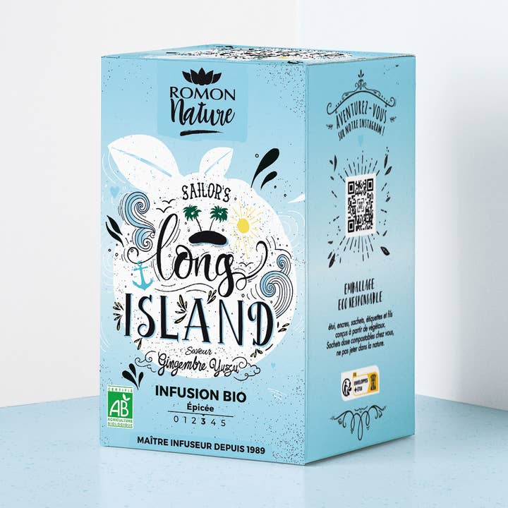 Infuso Long Island Sailor biologico* per la vendita all'ingrosso da parte di PROVENCE D'ANTAN
