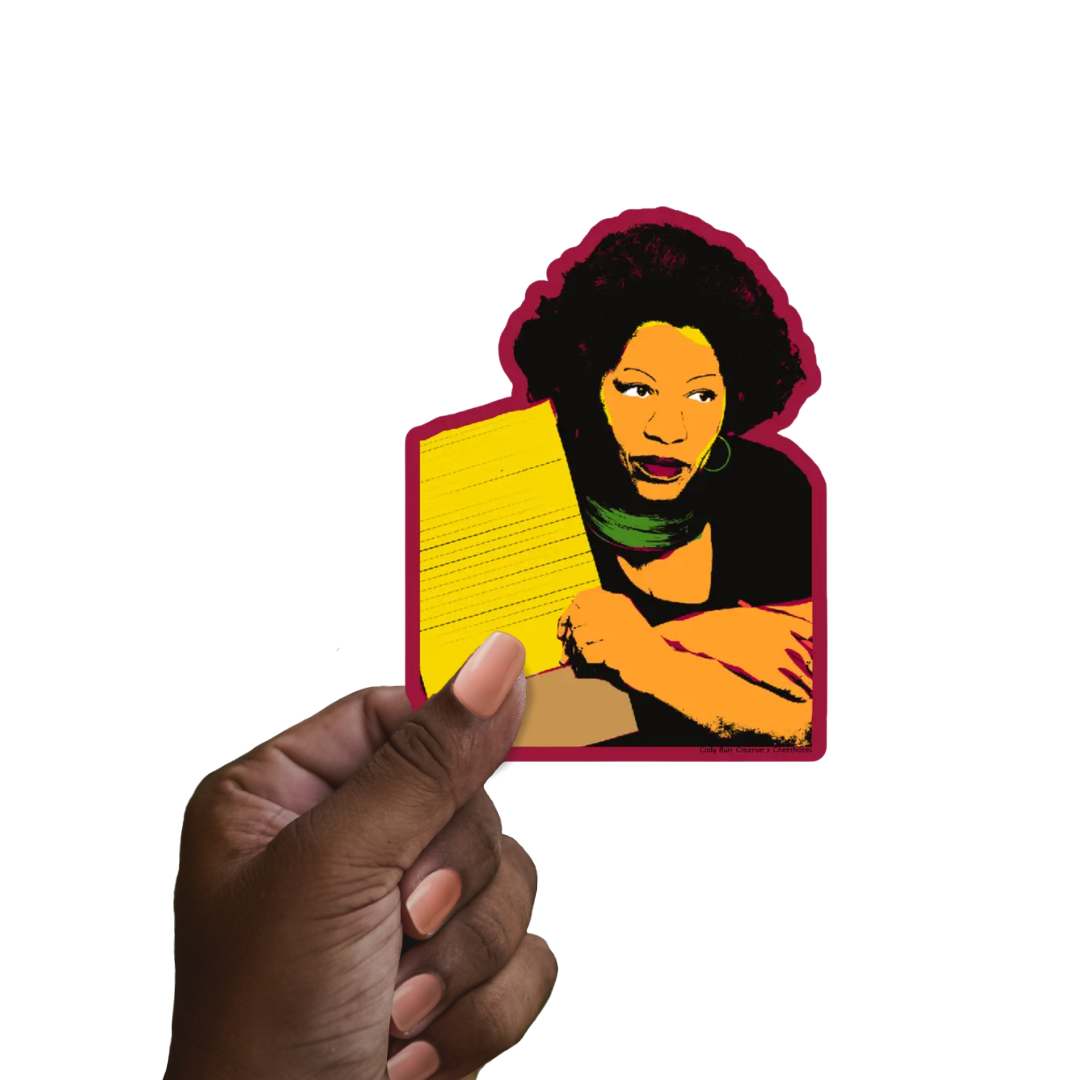 CheerNotes Greeting Cards & Stationery - Wholesale Sticker -  Toni Morrison Stickers | Black Literary Icon, Book Lover3