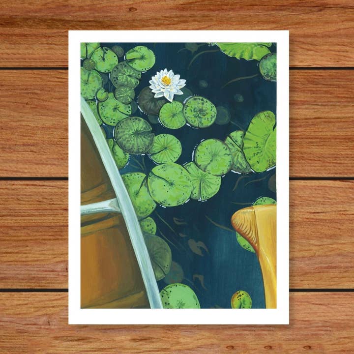The Water Lily (Fine Art Print) for wholesale by Zoe Mae Art LLC
