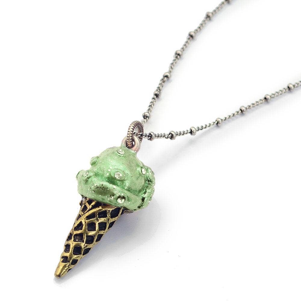 Sweet Romance Jewelry – wholesale Pendant/charm necklace – Ice Cream Pendant Necklaces OL_N1459
