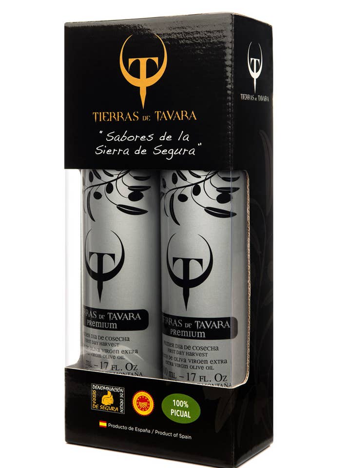 Erstklassiges Olivenöl extra vergine 500 ml x 2 Kisten für den Großhandel von Tierras de Tavara