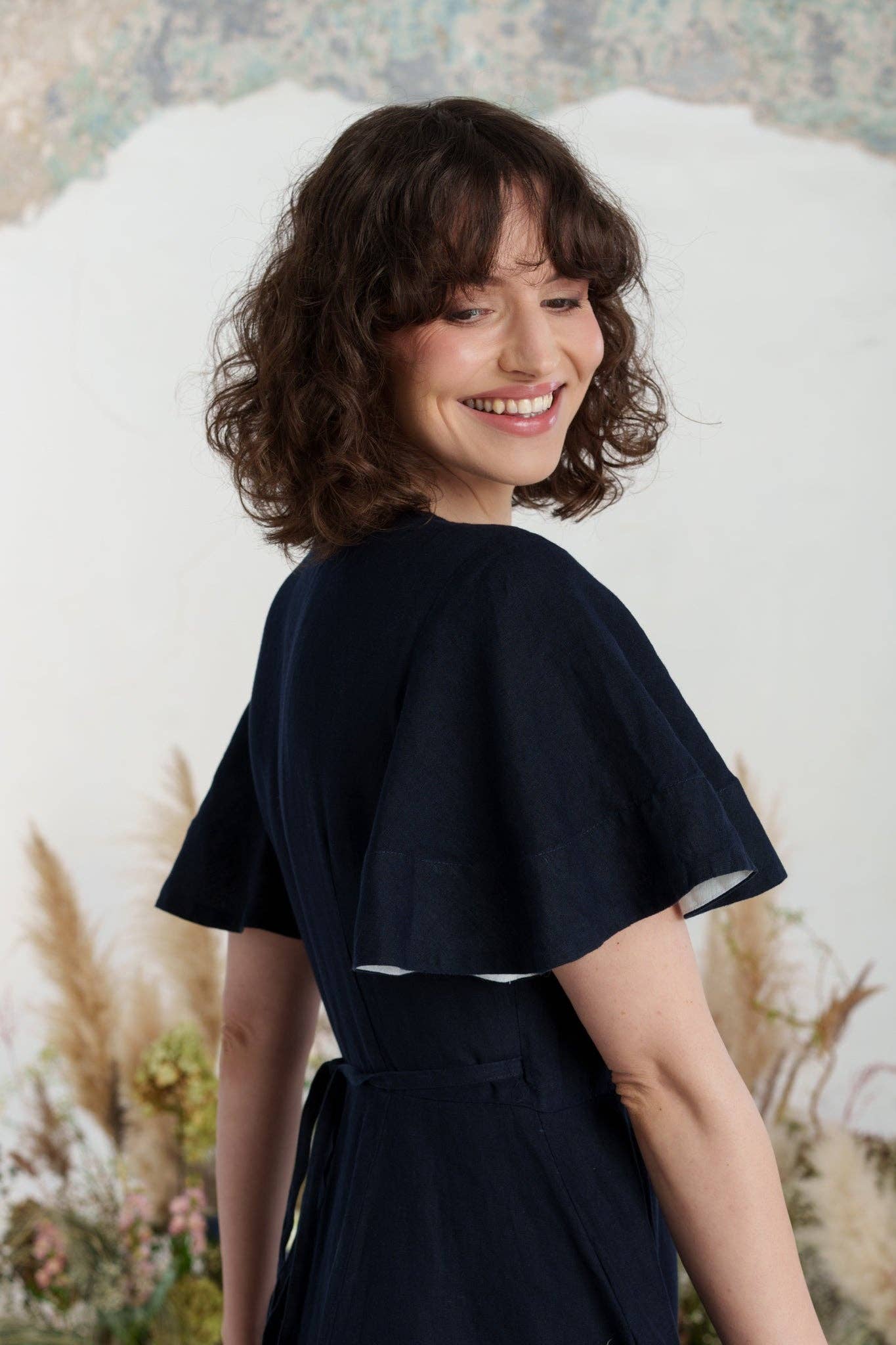 Son de Flor - Wholesale Jurk - Dames - Wikkeljurk met vlindermouwen38