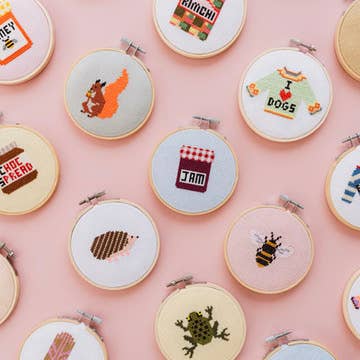 Cotton Clara Craft Kits & Supplies – wholesale DIY craft kit – Bat Cross Stitch Kit for Beginners4