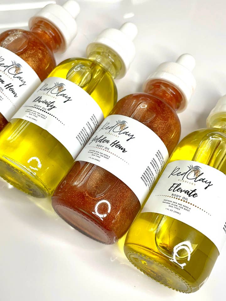 Mini oils for wholesale by Red Clay Herbiary