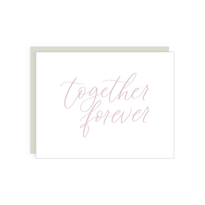 Carte Together Forever (Saint-Valentin) pour la vente par Sablewood Paper Company