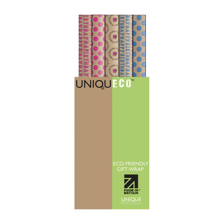The Unique Paper Company - Wholesale Inpakpapier per rol - Milieuvriendelijk kraft inpakpapier (42 rollen) FSC™ gerecycled