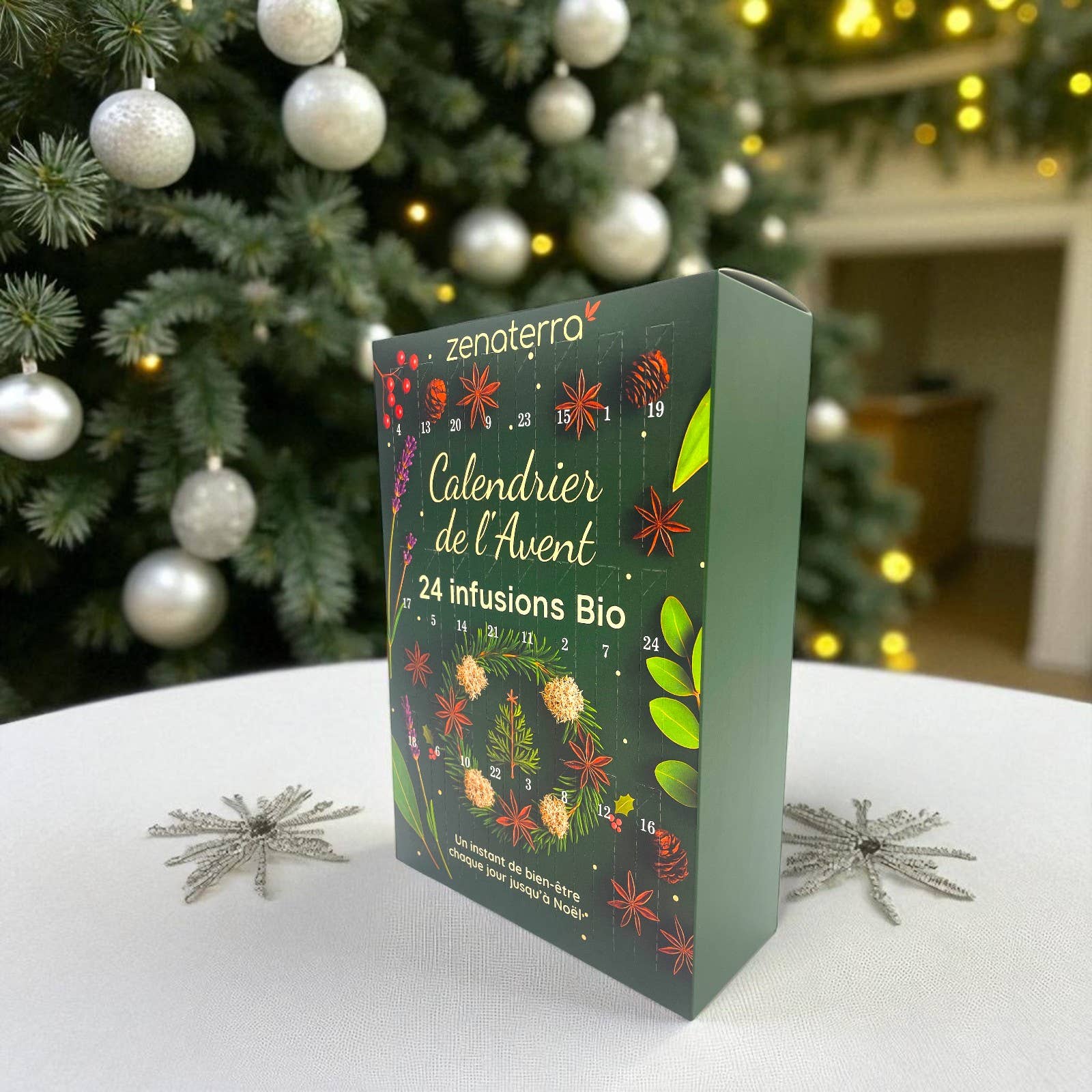 Zen'Arôme - Wholesale Advent Calendar - Advent Calendar 24 Organic Herbal Teas – 100% Natural11