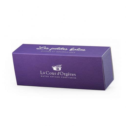 Empty box 4 jars 110g for wholesale by La Cour d'Orgères