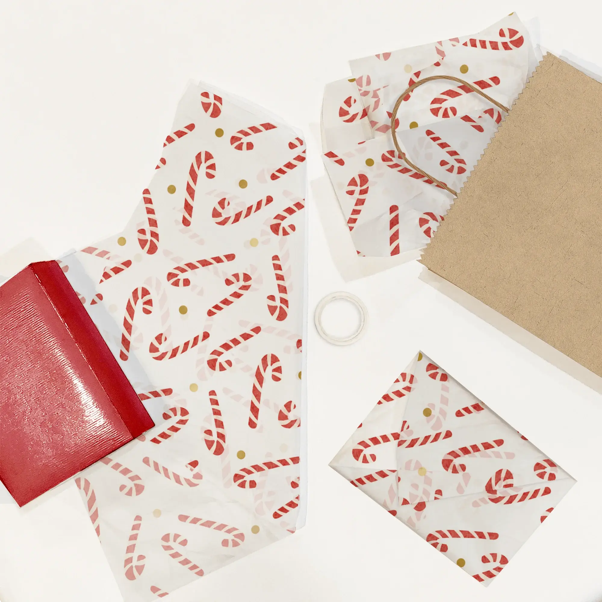 Eleven Fashion – wholesale Tissue paper – Candy Cane Designer Printed Tissue Paper4