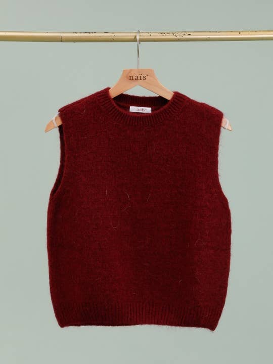 NAÏS PARIS - Wholesale Knit Sweater - Women's - Round neck sleeveless sweater in kid mohair and wool31