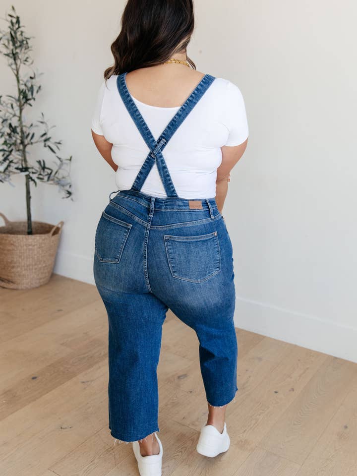 Avenue Wholesale – wholesale Overaller - Dam – Judy Blue Jeansoveraller med hög höjd med breda ben7