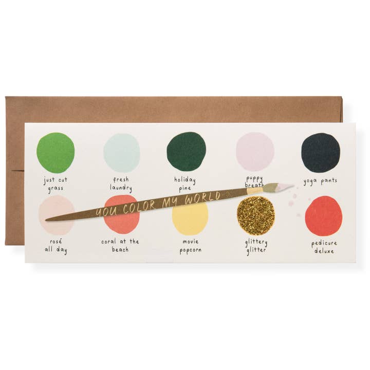 Carte de vœux Color My World pour la vente par Karen Adams Designs