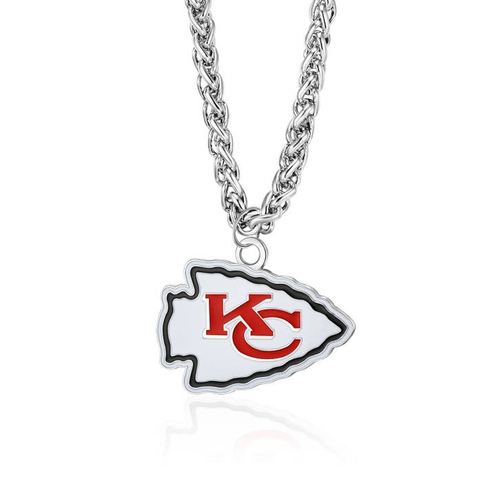 NFL Kansas City Chiefs Primary Team Logo Necklace for wholesale by Simran International