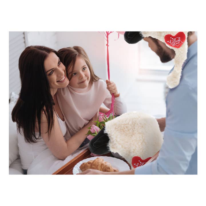 Cota Global - Wholesale Kids Hat - Kids - Plush I Love You Heart & Black Nose Sheep Hat6