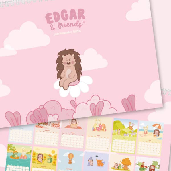 Calendrier | Calendrier Officiel Annuel d'Edgar & Friends 2026 pour la vente par Edgar & Friends