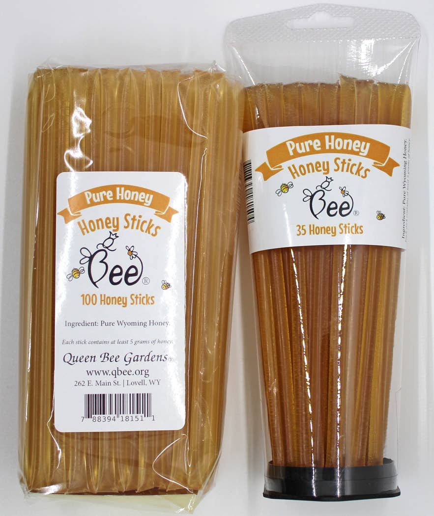 Queen Bee Gardens - Wholesale Honey - Mild Clover Honey Sticks - 100 ct3