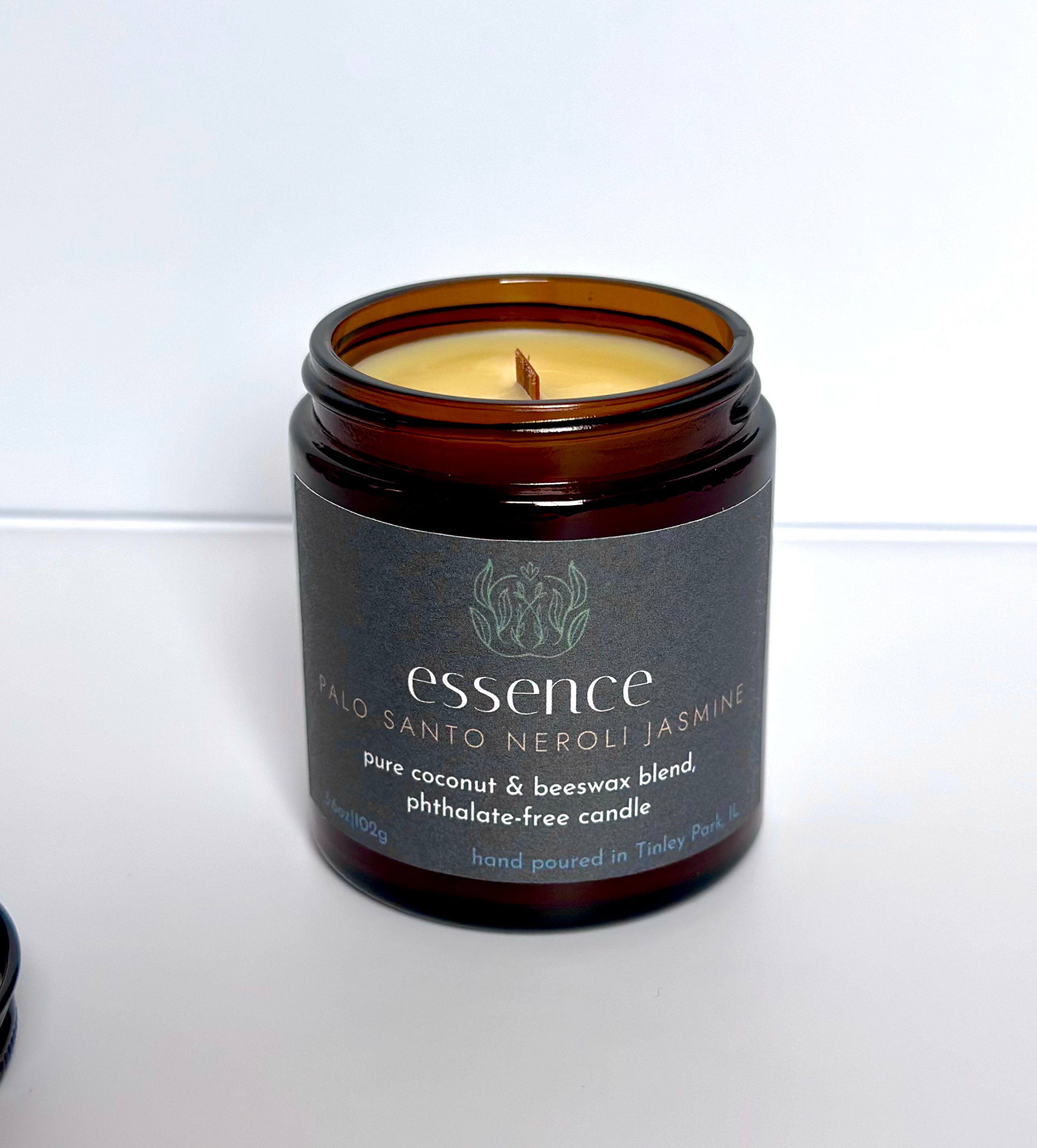 Sprig & Flame - Wholesale Jar/Filled Candle - ESSENCE | Pure Coconut Beeswax Hand-Poured Wood Wick Candle7