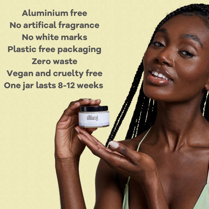 The Natural Deodorant Co. - Vendita all'ingrosso Deodorante - Unisex - Clean Deodorante Balsamo Limone + Geranio 55g4