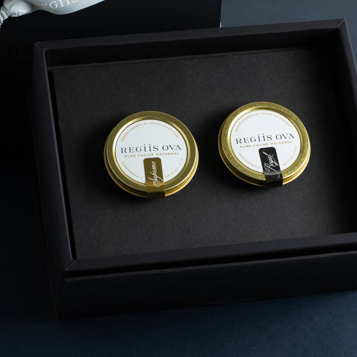 The Duo - Classic + Baerii Caviars for wholesale by Regiis Ova Caviar