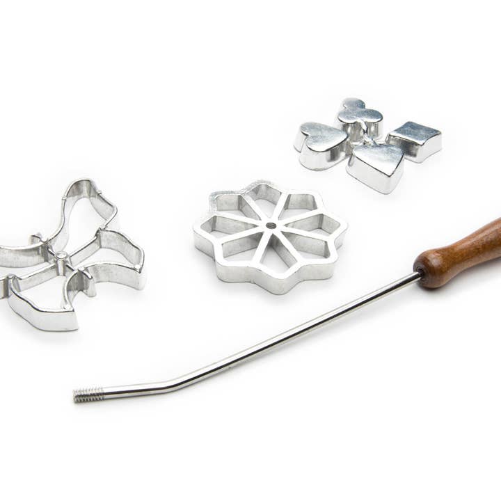 Fox Run Rosette Set, Cast-Aluminum, 4-Piece,2.5" x 3" x 0.5" for wholesale by Fox Run Brands