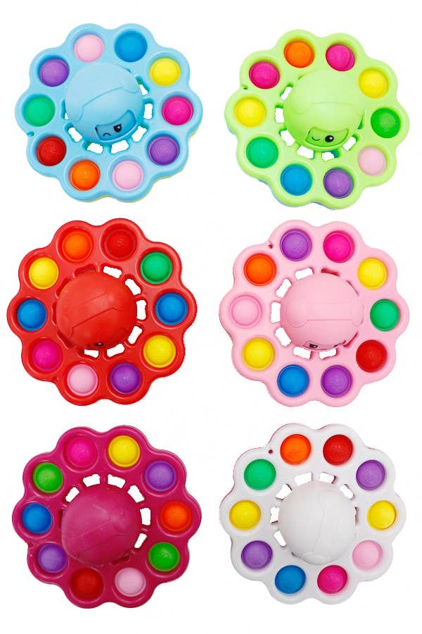 Cap Zone - Venta al por mayor Pelota antiestrés - Niños - Fidget Spinner pulpo con luz LED1