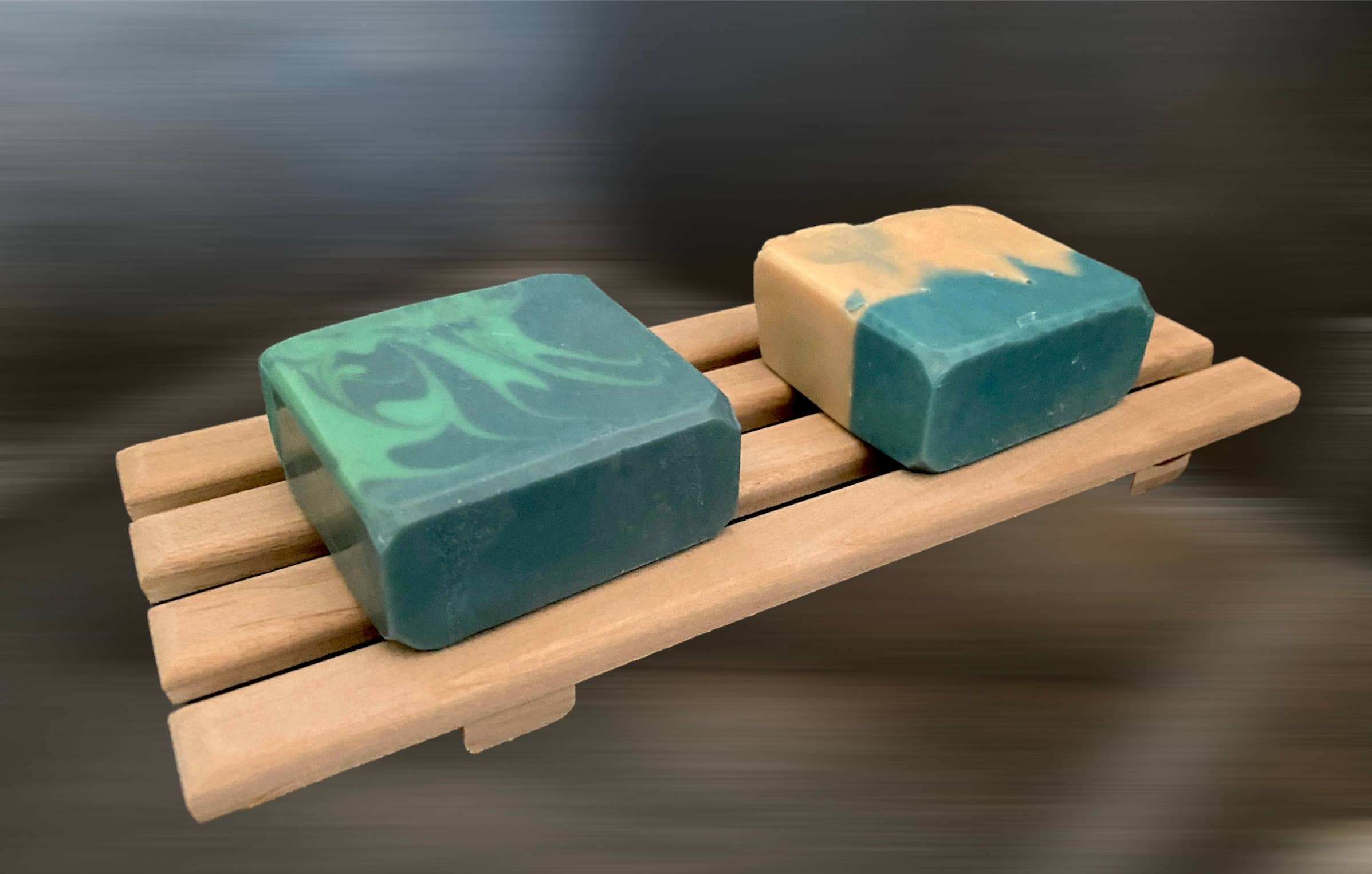 Howells Wood Products - Wholesale Bath Soap Dish -  4" x 10" spa soap tray - made of repurposed red aldhardwood1