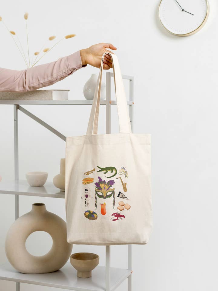 Borsa Icona della Città di New Orleans per la vendita all'ingrosso da parte di Teddy Rae Prints