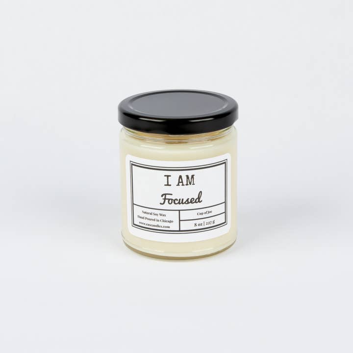 I AM Focused - Affirmation Candle for wholesale by C.A.S Candles