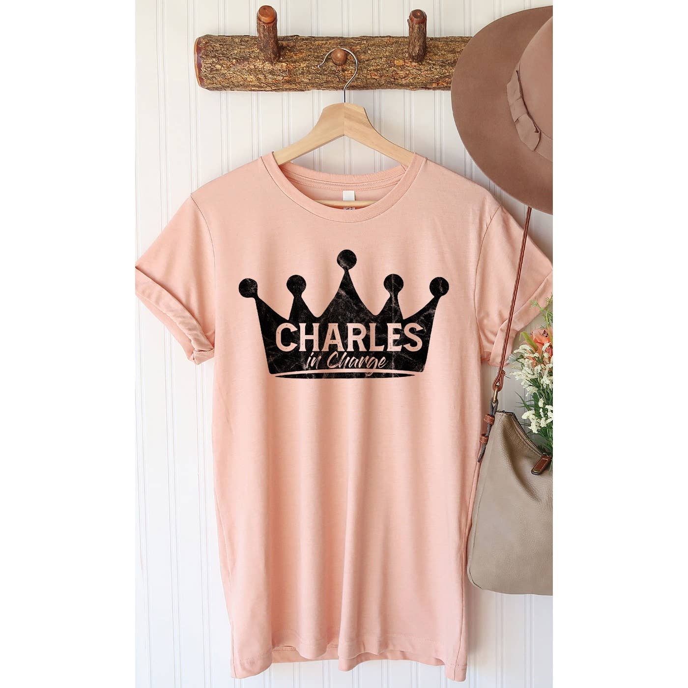 Kissed Apparel - Wholesale Screen Printed T-Shirt - Women's - Charles in Charge Crown Graphic Tee6