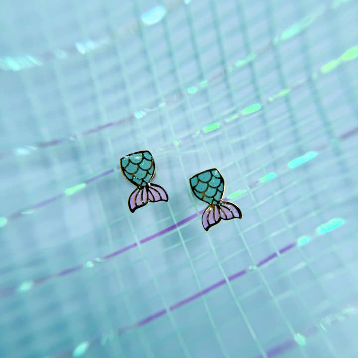 Orecchini a forma di coda di sirena per la vendita all'ingrosso da parte di Desert Peach