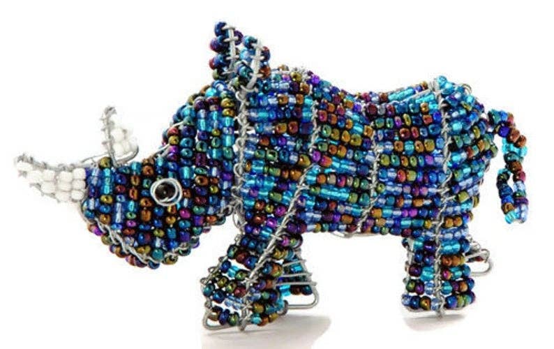 Wanderlust Global - Wholesale Decorative Figurine - Small Beaded Safari Animals7
