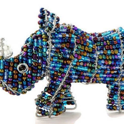 Wanderlust Global - Wholesale Decorative Figurine - Small Beaded Safari Animals7