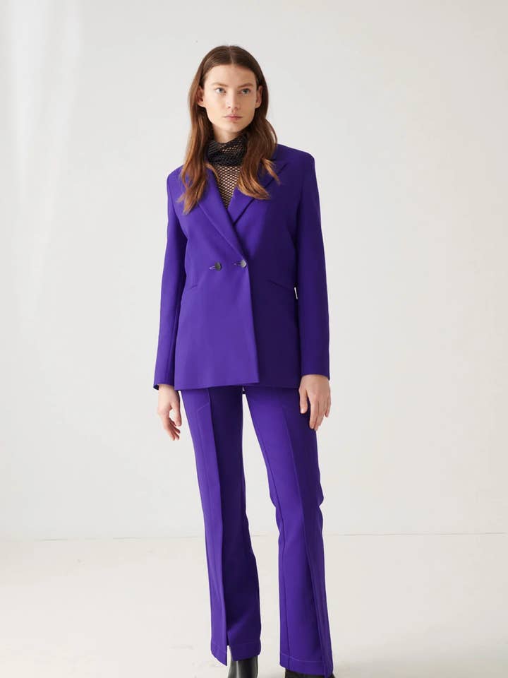 Ecovero Crepe Bukser Havva for engroshandel hos Mykke Hofmann