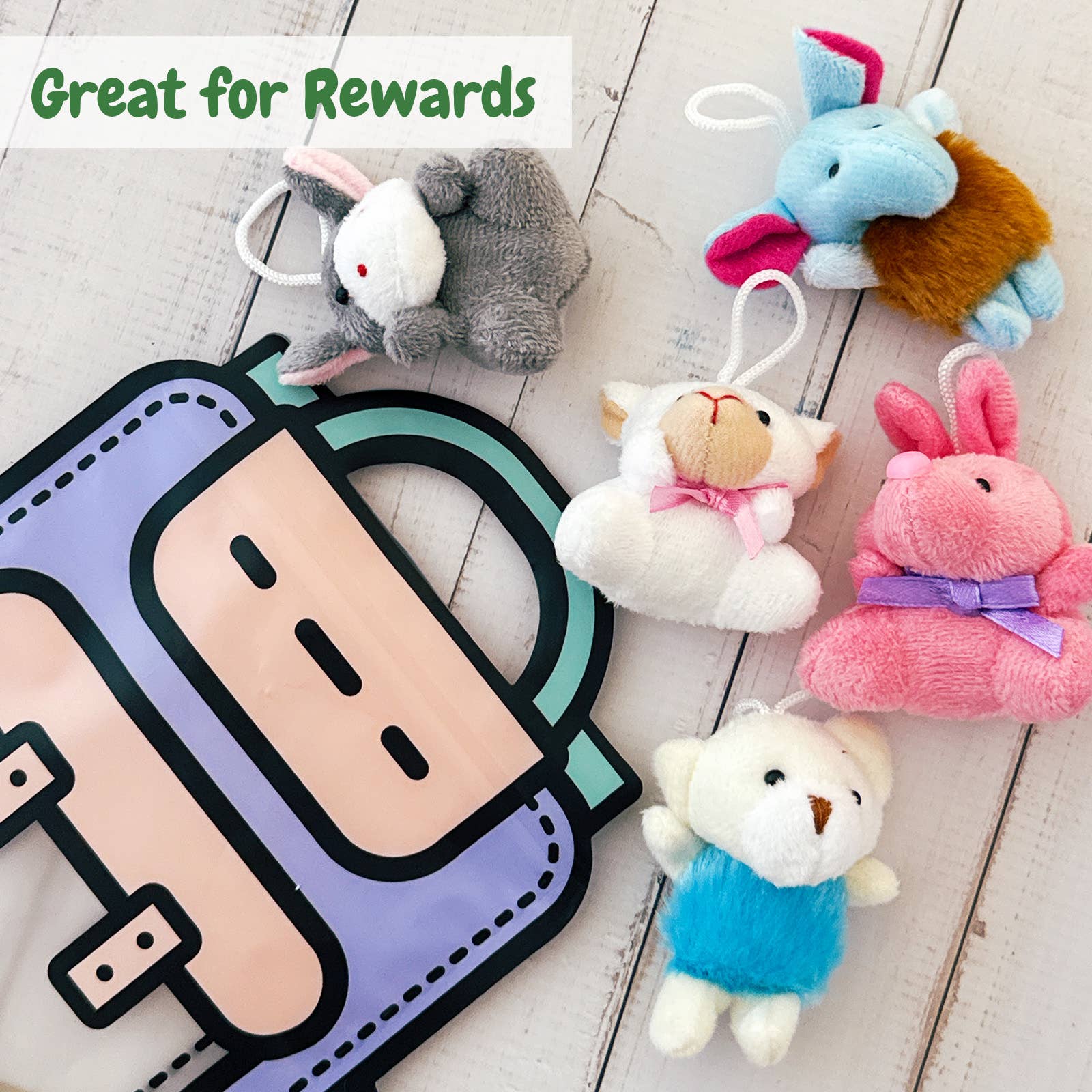 Wrapables.com - Vente Peluche – enfant et bébé - Peluches Mini Animaux en Peluche Wrapables (Ensemble de 24)4