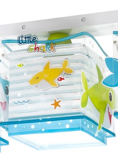 Little Shark børns loftslampe 3 lys for engroshandel hos Dalber
