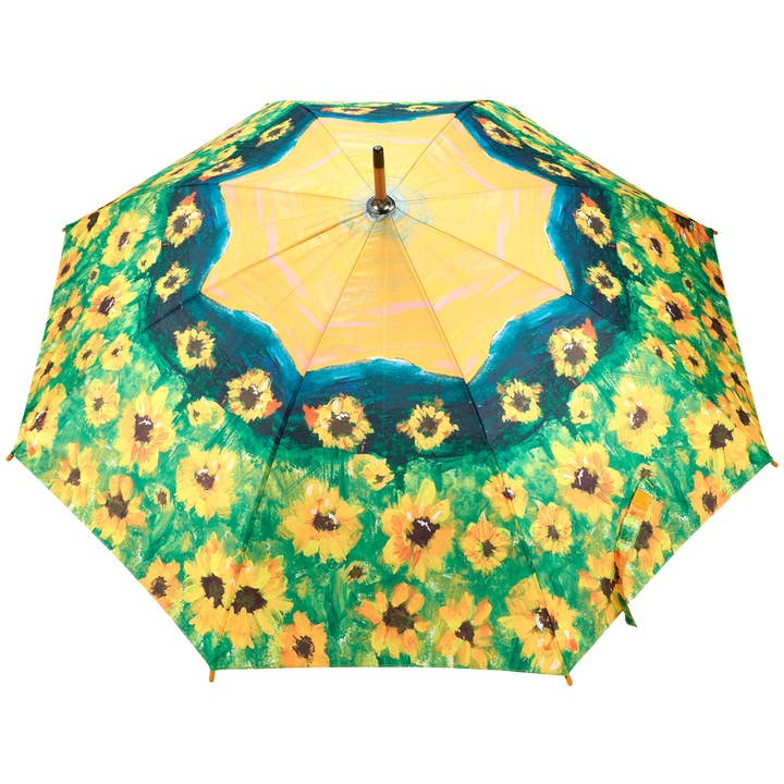 Primitives by Kathy - Wholesale Umbrella - Unisex - Sunflower Fields Umbrella2