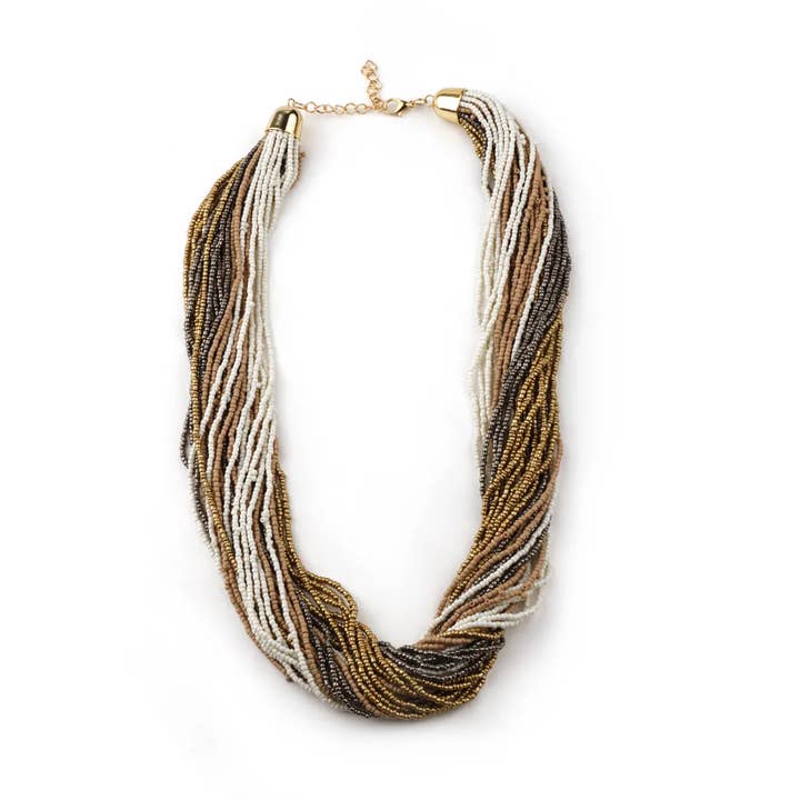 💫🎀 Fine Beaded Layered Necklace 🎀💫 for wholesale by Miss Minna