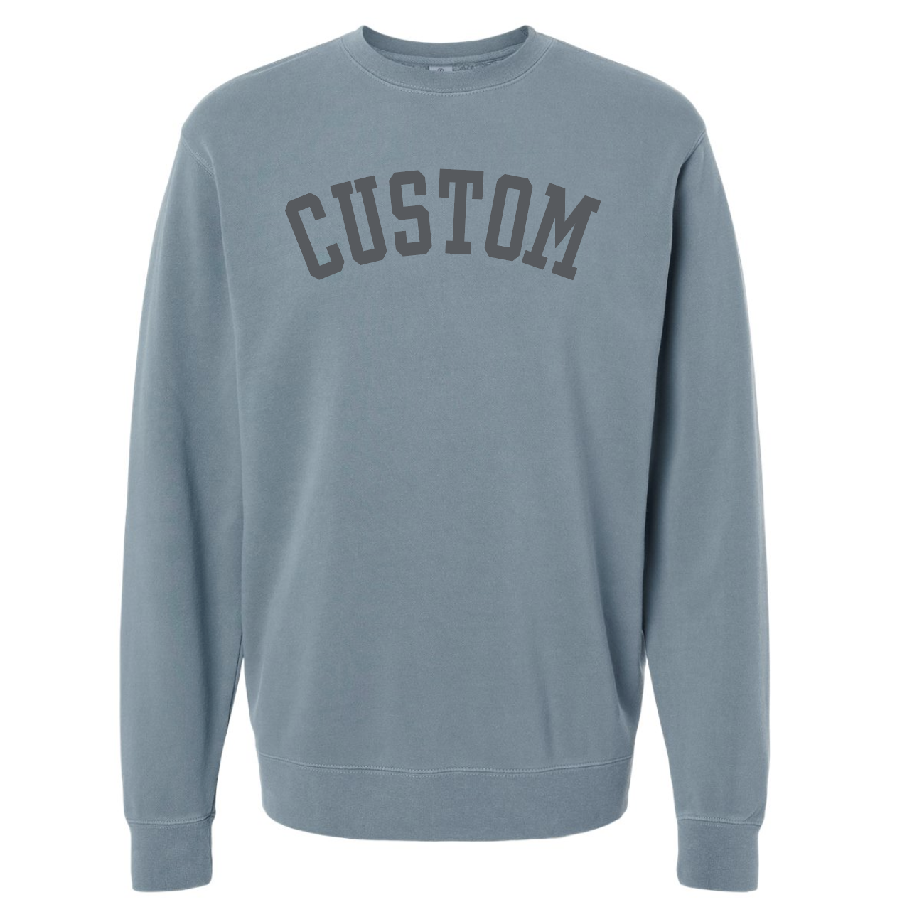 Jupmode - Wholesale Graphic Sweatshirt - Unisex - Custom Puff Print Tone on Tone Sweatshirt8