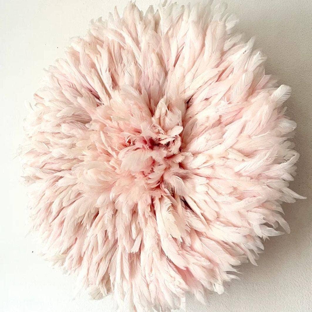 Juju Hat Wholesale - Wholesale Wall Accent - Authentic Juju Hat Light Pink African Wall Art1