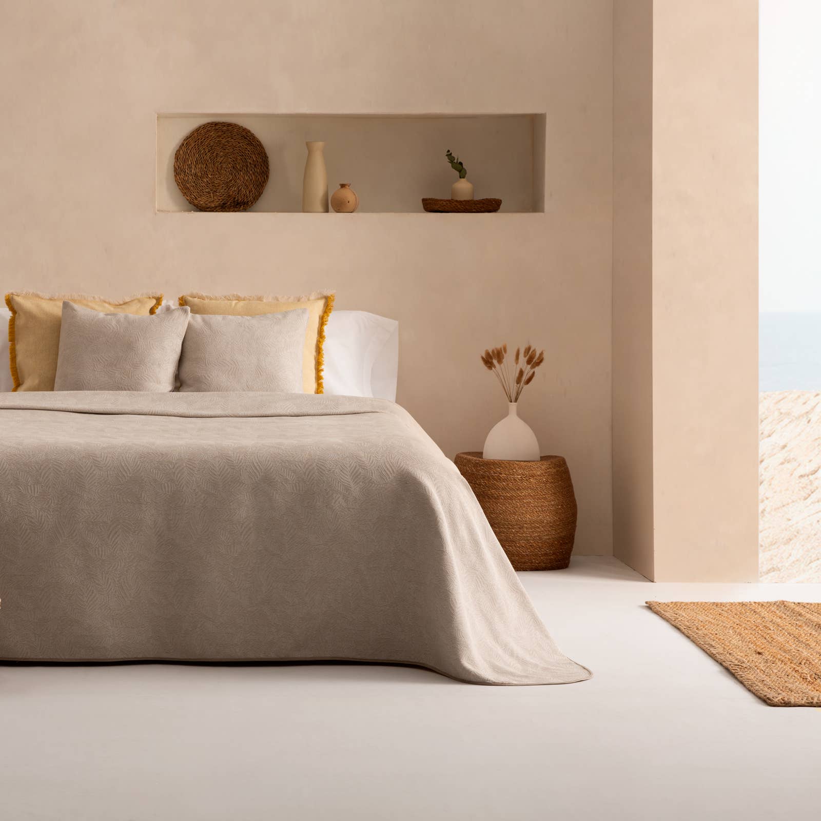 GAMUSI – Edredão por atacado – Colcha leve de algodão jacquard LINDI4