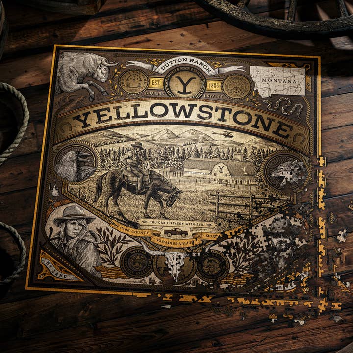 theory11 - Wholesale Puzzle - Adult - Yellowstone Jigsaw Puzzle3
