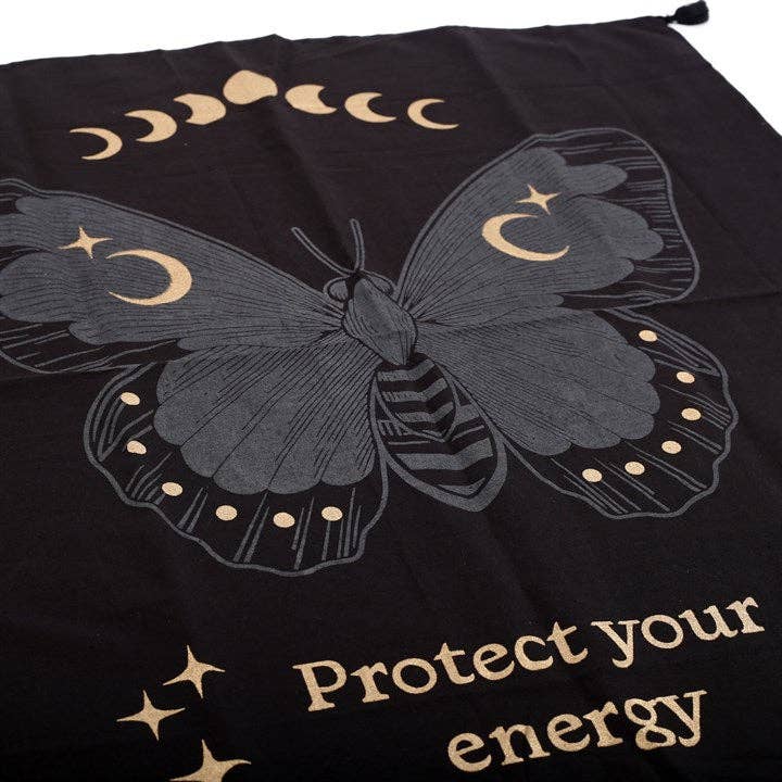 Something Different Wholesale - Vendita all'ingrosso Attrezzatura per meditazione - Panno d'altare Black Moth da 72 cm2