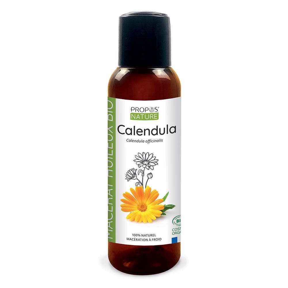 Propos'Nature – Engroshandel Bad/Kropsolie – Økologisk calendulaolie-macerat 50 ml, 100 ml1