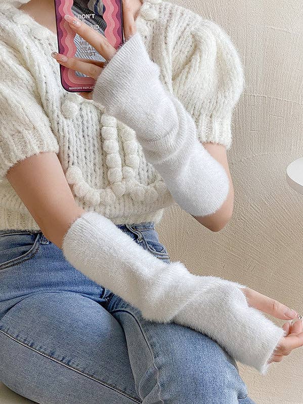 Accessoires de chauffe-bras décontractés de couleur unie pour la vente par StyleGalX