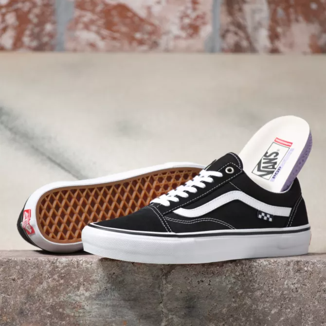 Rat City Sk8 Shop - Wholesale Lifestyle Sneakers - Men's - Vans Skate Old Skool Black and White Shoe1