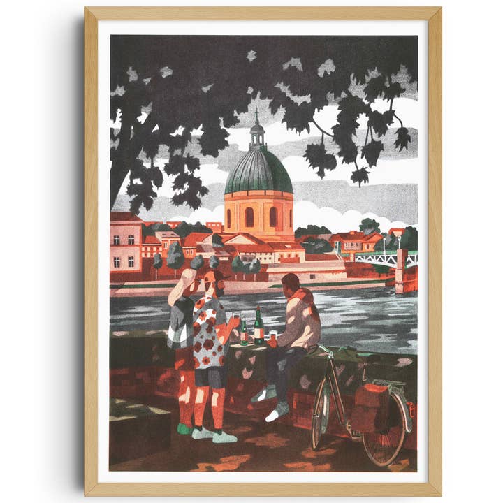KIBLIND Atelier - Vente Poster - Affiche A3 - Antoine Maillard - Toulouse